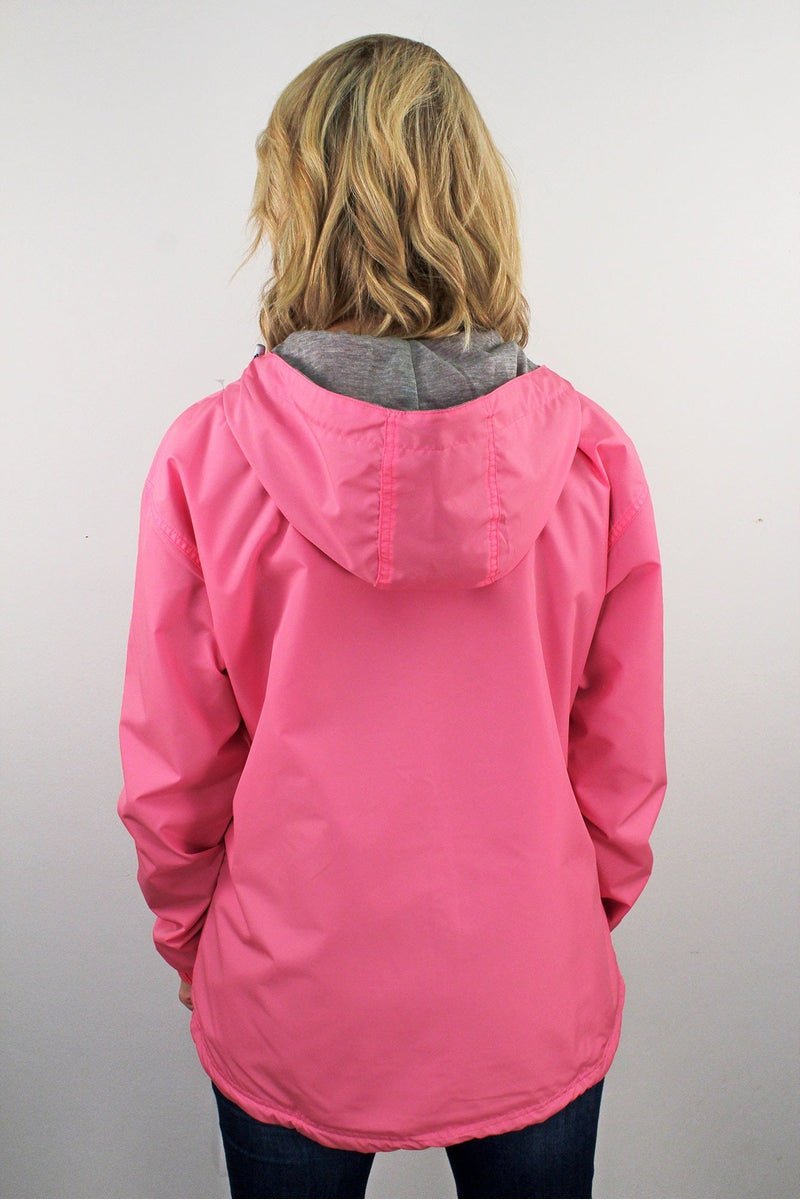 Charles River Women's Chatham Anorak Solid Pullover, Neon Pink *Customizable! (Wholesale Pricing N/A) - Wholesale Accessory Market