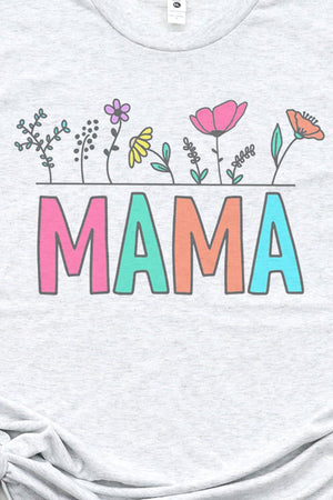 Bright Bloom Mama Tri-Blend Crew Tee - Wholesale Accessory Market