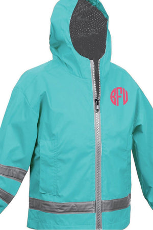 Charles River Toddler New Englander Aqua Rain Jacket *Customizable! (Wholesale Pricing N/A) - Wholesale Accessory Market