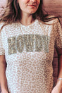 Arched Howdy Leopard Fine Jersey Tee - Wholesale Accessory Market