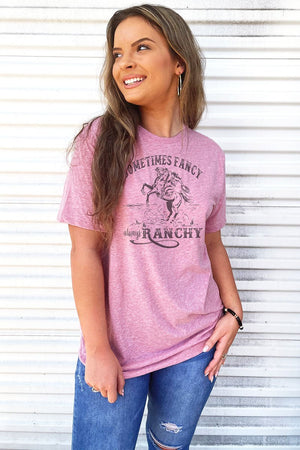 Always Ranchy Melange Jersey Tee - Wholesale Accessory Market