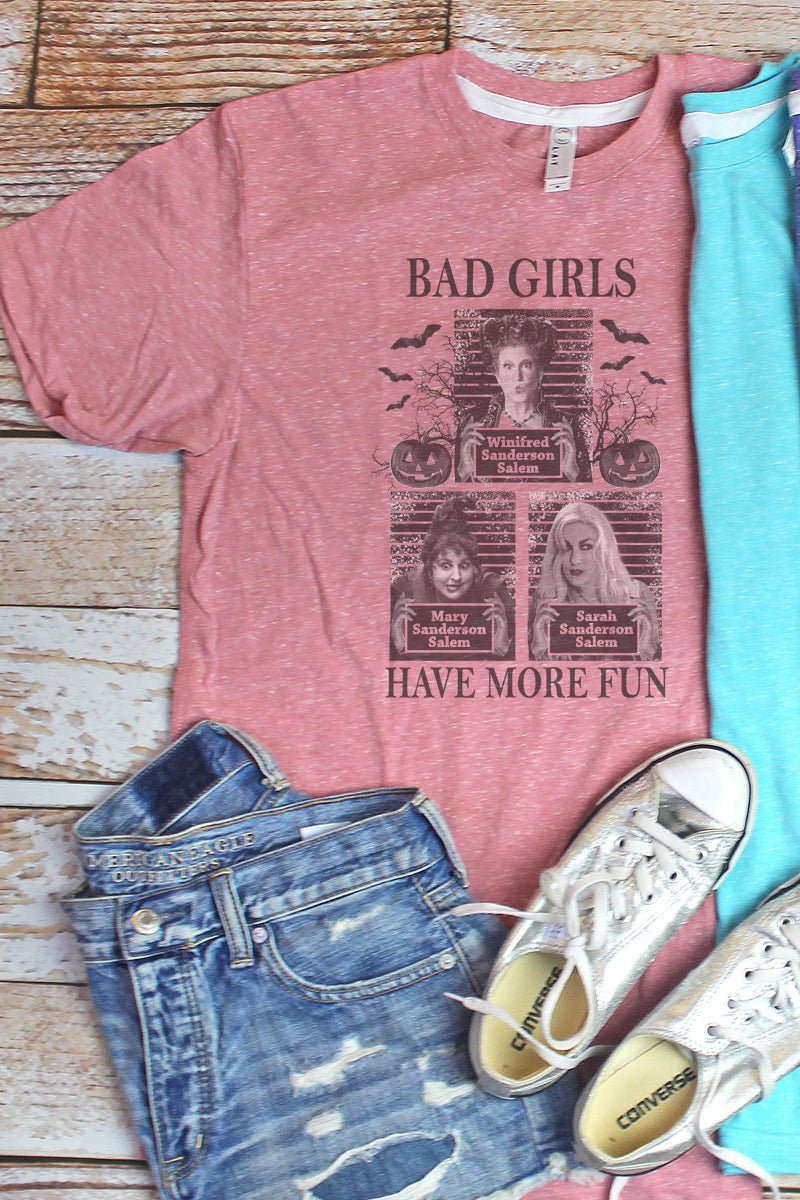 Sanderson Bad Girls Melange Jersey Tee - Wholesale Accessory Market