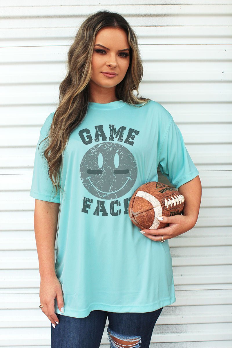 Happy Game Face Cool & Dry T-Shirt - Wholesale Accessory Market