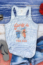 Party In The USA Flowy Racerback Tank - Wholesale Accessory Market