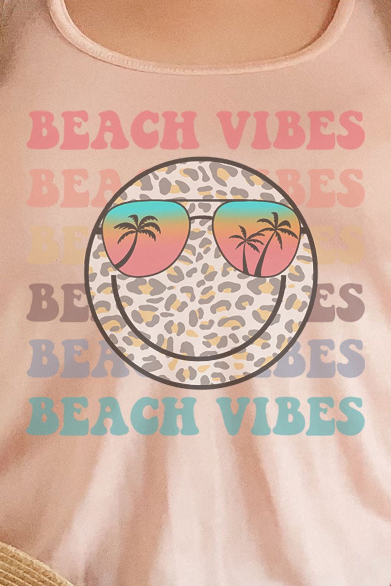 Beach Vibes Flowy Racerback Tank - Wholesale Accessory Market