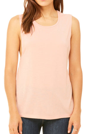 Blossom Steer Women's Flowy Scoop Muscle Tank - Wholesale Accessory Market