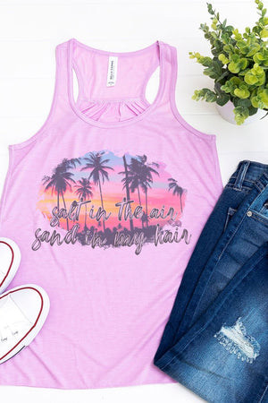 Salt In The Air Beach Flowy Racerback Tank - Wholesale Accessory Market