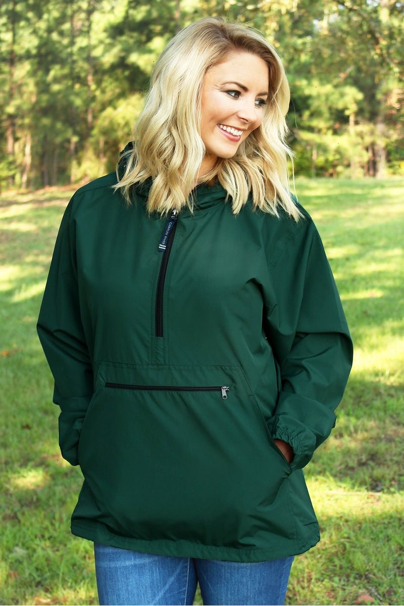 Lightweight pullover best sale rain jacket