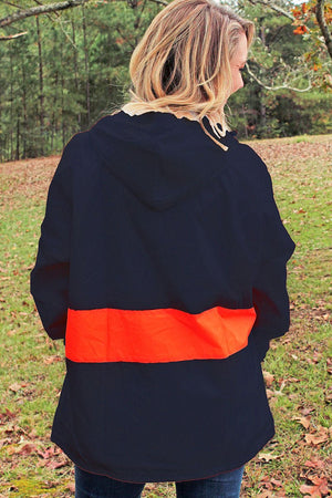 Charles River Classic Striped Pullover, Navy and Orange (Wholesale Pricing N/A) - Wholesale Accessory Market