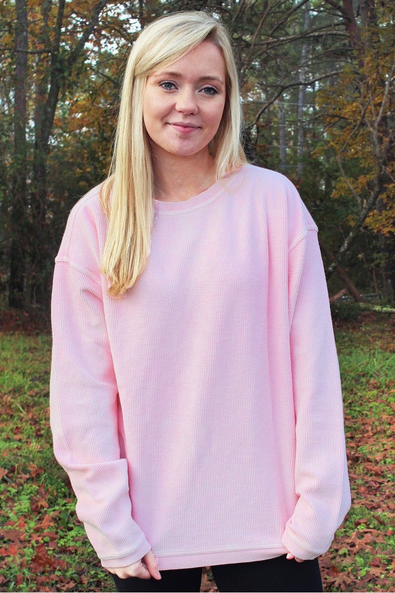 Charles River Camden Crew Neck Sweatshirt, Millennial Pink *Personalize It! (Wholesale Pricing N/A) - Wholesale Accessory Market