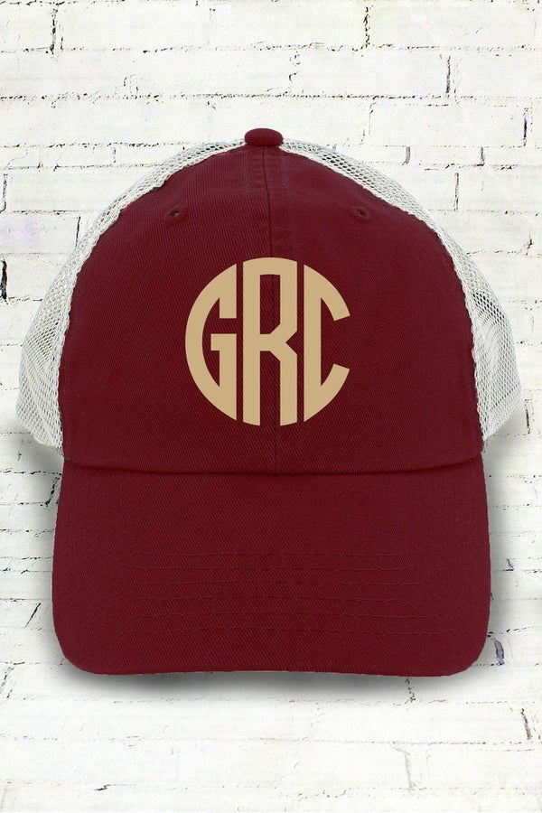 Monogram Trucker Hat