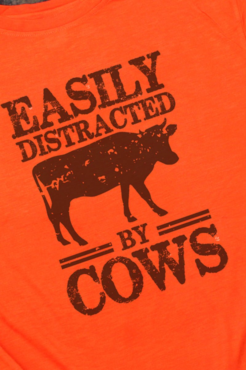 Easily Distracted By Cows Adult Fusion ChromaSoft Performance T-Shirt - Wholesale Accessory Market