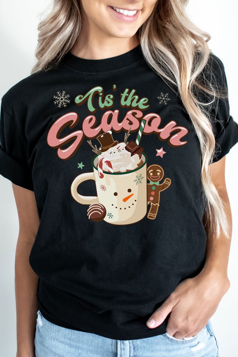 Hot Cocoa Tis The Season Softstyle Adult T-Shirt - Wholesale Accessory Market