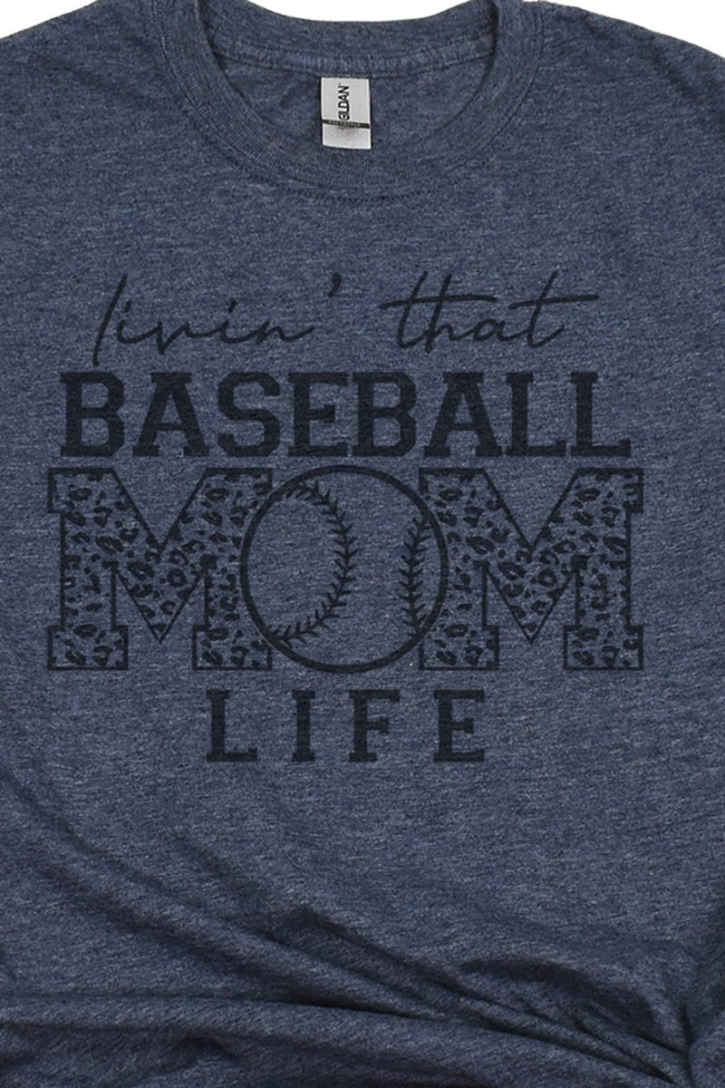 Livin' That Baseball Mom Life Softstyle Adult T-Shirt - Wholesale Accessory Market