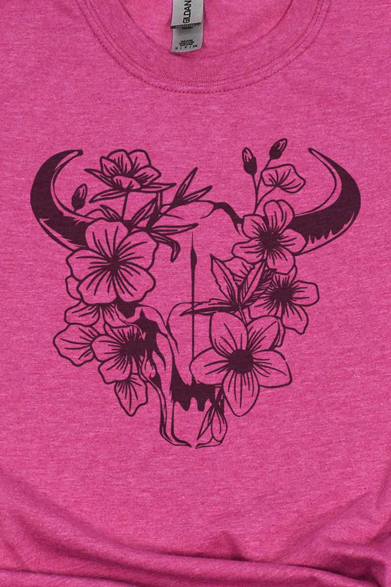 Blossom Steer Softstyle Adult T-Shirt - Wholesale Accessory Market