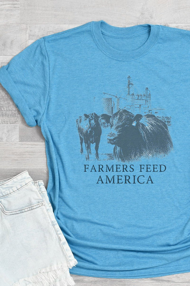 Farmers Feed America Softstyle Adult T-Shirt - Wholesale Accessory Market