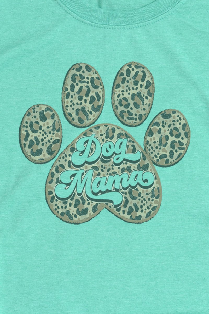 Leopard Paw Dog Mama Softstyle Adult T-Shirt - Wholesale Accessory Market