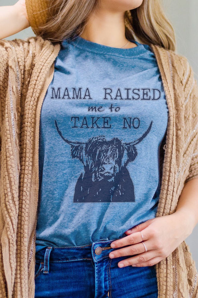 Mama Raised Me Softstyle Adult T-Shirt - Wholesale Accessory Market