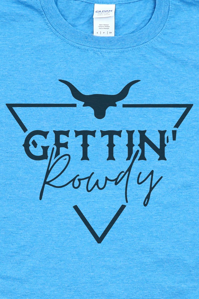 Steer Gettin Rowdy Softstyle Adult T-Shirt - Wholesale Accessory Market