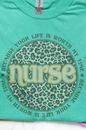 Nurse Your Life Is Worth My Time Softstyle Adult T-Shirt - Wholesale Accessory Market