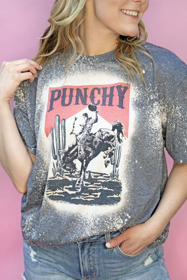 Bleached Punchy Cowboy Softstyle Adult T-Shirt - Wholesale Accessory Market