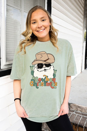 Cool Cowboy Christmas Softstyle Adult T-Shirt - Wholesale Accessory Market