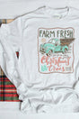 Sketch Farm Fresh Christmas Trees DryBlend Adult Long Sleeve Tee - Wholesale Accessory Market