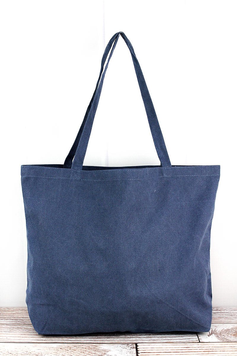 Liberty Bags Blue Jean Large Canvas Tote - Wholesale Accessory Market