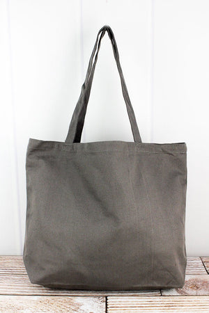 Liberty Bags Gray Large Canvas Tote - Wholesale Accessory Market