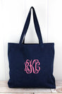 Liberty Bags Washed Navy Large Canvas Tote - Wholesale Accessory Market