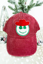 SALE! Holiday Cowboy Patch Pigment Dyed Cap - Wholesale Accessory Market