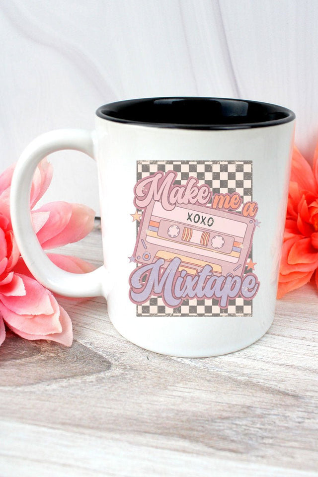 Make Me A Mixtape Two-Tone Mug - Wholesale Accessory Market