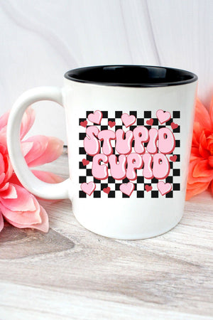 Stupid Cupid Two-Tone Mug - Wholesale Accessory Market