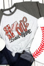 Baseball Home Sweet Home Tri-Blend Unisex 3/4 Raglan - Wholesale Accessory Market