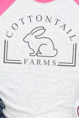 Cottontail Farms Tri-Blend Unisex 3/4 Raglan - Wholesale Accessory Market