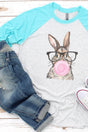 Bubblegum Bunny Tri-Blend Unisex 3/4 Raglan - Wholesale Accessory Market