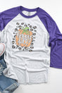 Spots Happy Fall Pumpkin Tri-Blend Unisex 3/4 Raglan - Wholesale Accessory Market