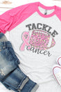 Tackle Cancer Tri-Blend Unisex 3/4 Raglan - Wholesale Accessory Market