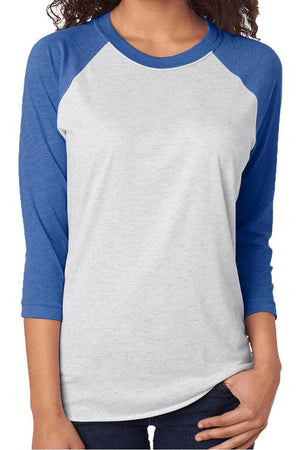 Baseball Home Sweet Home Tri-Blend Unisex 3/4 Raglan - Wholesale Accessory Market