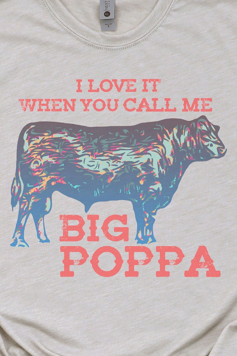 Big Poppa Poly/Cotton Tee - Wholesale Accessory Market