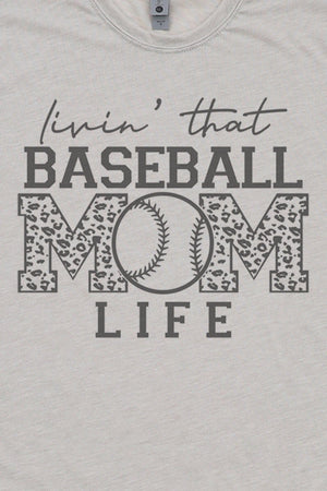 Livin' That Baseball Mom Life Poly/Cotton Tee - Wholesale Accessory Market