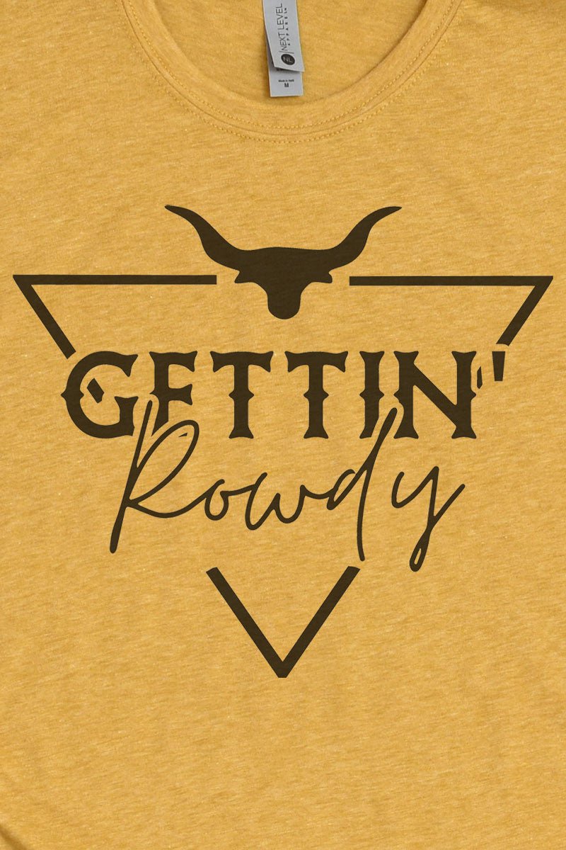 Steer Getting Rowdy Poly/Cotton Tee - Wholesale Accessory Market