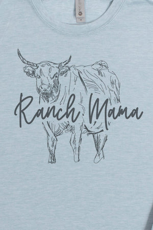 Steer Ranch Mama Life Poly/Cotton Tee - Wholesale Accessory Market