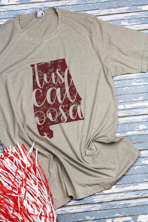 Tuscaloosa Splatter Poly/Cotton Tee - Wholesale Accessory Market