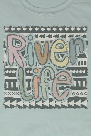 Aztec River Life Poly/Cotton Tee - Wholesale Accessory Market