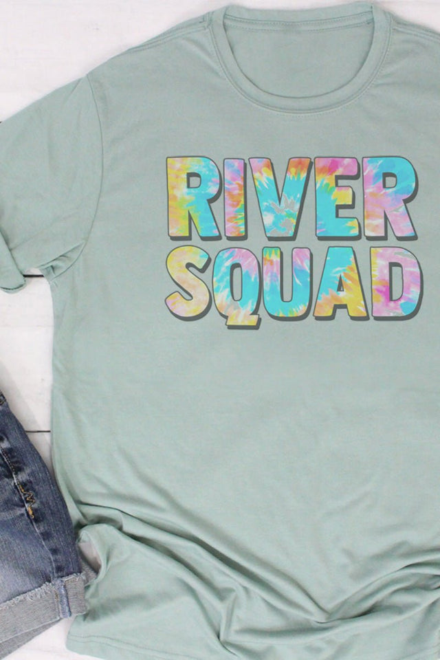 River Squad Tie Dye Poly/Cotton Tee - Wholesale Accessory Market