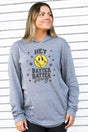 Softball Hey Batter Batter Swing Adult Soft-Tek Blend Long Sleeve Hoodie - Wholesale Accessory Market