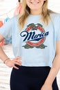 Merica Women's Soft-Tek Blend Crop T-Shirt - Wholesale Accessory Market