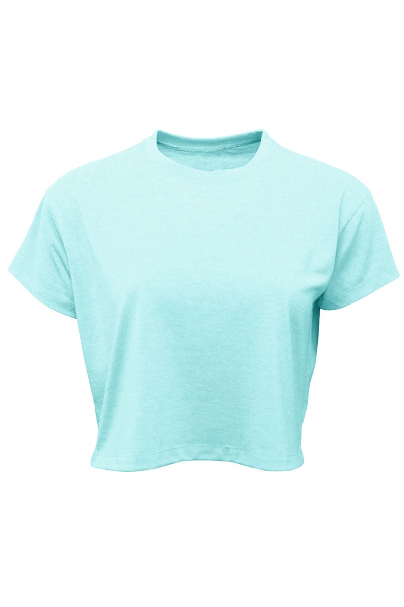 American Babe Women's Soft-Tek Blend Crop T-Shirt - Wholesale Accessory Market