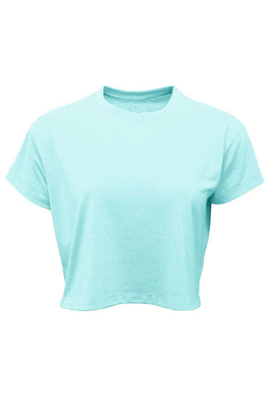 American Babe Women's Soft-Tek Blend Crop T-Shirt - Wholesale Accessory Market